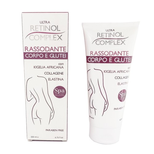 Retinol Complex - Crema Rassodante Corpo E Glutei Con Kigelia Africanacollageneelastina - 200ml 12m
